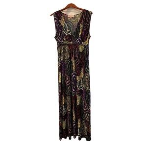 Philosophy Summer Fun Maxi Dress Women's Size L Sleeveless, Flowy